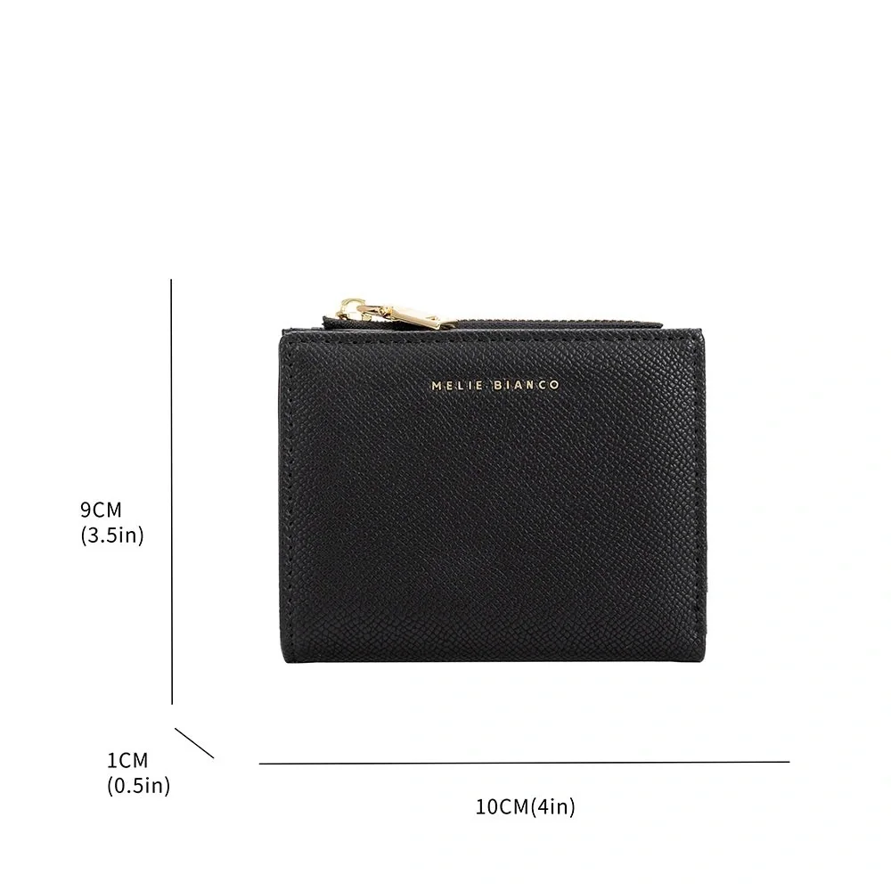 MELIE BIANCO The TISH Vegan Leather Wallet | BLACK